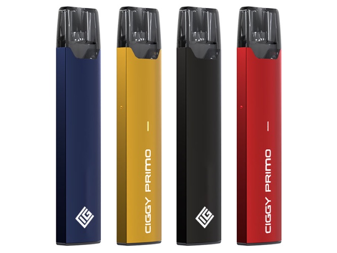 Ciggy Primo Pod Kit - טעינה חוזרת, מילוי חוזר - תואם למילוי cbd