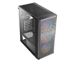 מארז Antec NX290 Mid Tower Tempered glass side 3X12mm RGB FANS