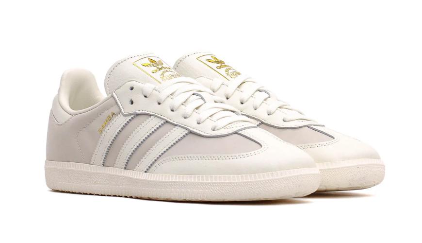 סניקרס אדידס Adidas Samba OG לבן בז'