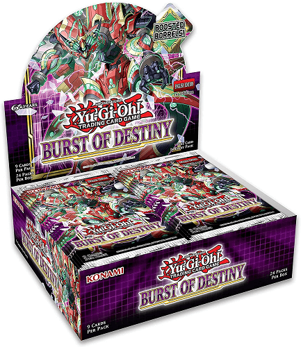 Yu-Gi-Oh BODE Burst of Destiny Booster Box קלפי יו-גי-הו TCG מקוריים בוסטר בוקס בראסט אף דסטני