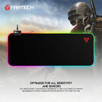 משטח גיימינג לעכבר FANTECH MPR800s Black FIREFLY RGB