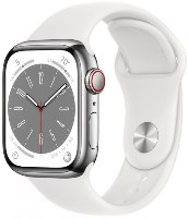 שעון חכם Apple Watch 45mm Series 8 GPS צבע שעון Silver Aluminum Case