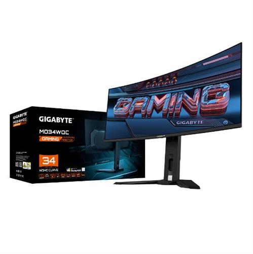 מסך קעור GIGABYTE MO34WQC Curved 2K WQHD 34 QD-OLED 0.03ms 175Hz