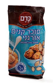 סוכר קנים אורגני 1 ק"ג - כרם