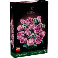 לגו בוטניקה - זר ורדים ורודים -  LEGO Botanicals  Bukett med rosa rosor 10374