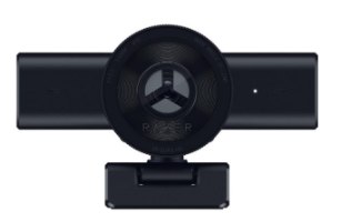 מצלמת רשת צבע שחור Razer Kiyo V2 X 2K – מבט חזיתי על המצלמה עם עדשה מרכזית
