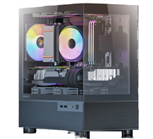 מארז שחור Antec CX200M RGB ELITE M-ATX 5X120mm RGB FANS