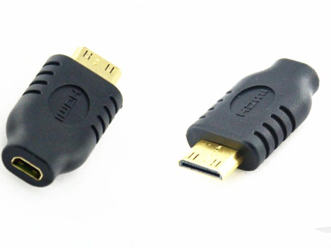 מתאם Micro HDMI נקבה לחיבור Mini HDMI זכר