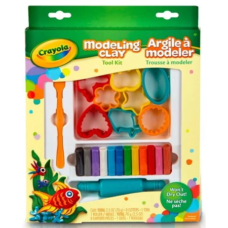 ערכת בצק קריולה עם תבניות ומערוך CRAYOLA