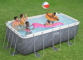בריכת BESTWAY Chevron Steel Pro Max ‎412×201×122‎ ס״מ | מק״ט ‎56722‎ | מסגרת פלדה TRITECH | רשמי