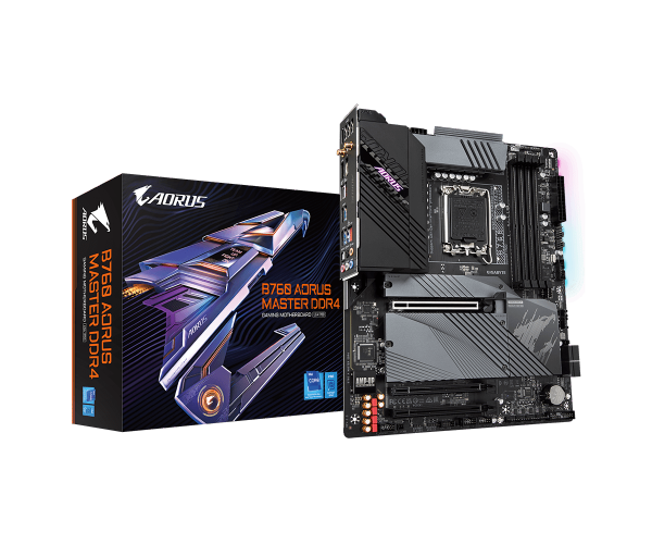 לוח דור 13 Gigabyte B760 AORUS MASTER DDR4 ATX WIFI 6E