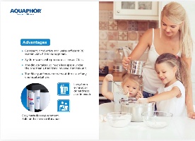 מערכת אוסמוזה הפוכה Aquaphor Ro-102S כולל התקנה ומסנן ph מקורי - כולל מיני בר למים חמים וקרים במתנה