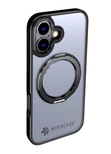 כיסוי שחור עבור Miracase Miraring iPhone 17