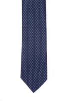 עניבה דגם גיטרה כחול נייבי