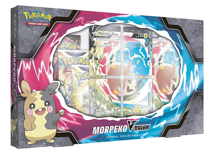 Pokemon TCG: Morpeko V-Union Special Collection Box קלפי פוקימון מקוריים מארז מורפקו מיוחד