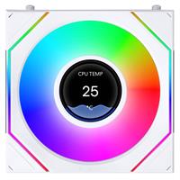Lian-Li 120mm UNI FAN SL-INF LCD FLEX לבן