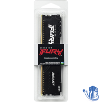 זכרון למחשב Kingston Fury Beast DDR4 3200MHz 16GB KF432C16BB/16 DIMM