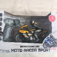 אופנוע ספורט סוללות נטענות + שלט - Machina Moto Racer Sport 1:10