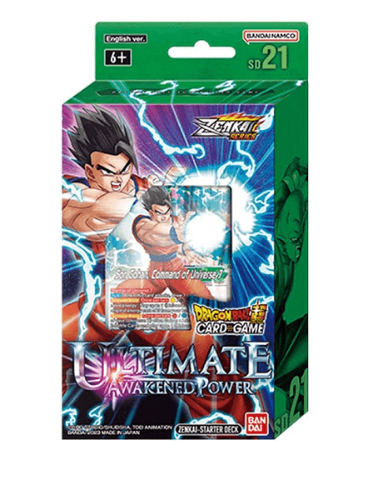 Dragon Ball Super TCG: Ultimate Awakened Power-Starter Deck SD21 קלפי דרגון בול מקוריים סטארטר דאק