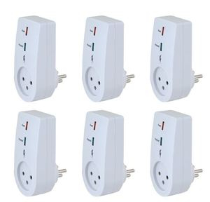6 יחידות מגן ברקים ונחשולי מתח GPT PA-ISE-01SD1 אוניברסלי