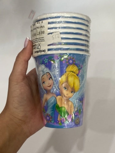 כוסות נייר 8 יח טינקרבל