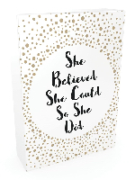 קלפי השראה- she believed she could so she did