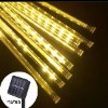 לבן חם - מארז 8 פסי לד סולאריים לעצים ולגינה Light Sticks
