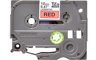 סרט סימון שחור על רקע אדום Brother TZe431 Labelling Tape Cassette 12mmx8m