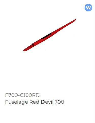 Fuselage Red Devil 700