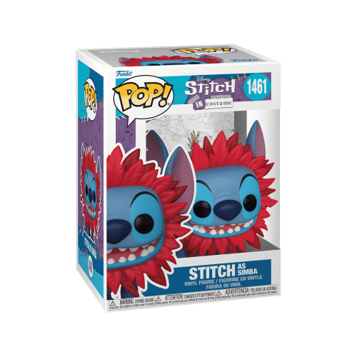 פופ דיסני סטיץ' - סטיץ׳ בצורת סימבה - Funko Pop Disney Lilo & Stitch Stitch #1461
