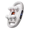 לבן - מכשיר עיסוי מסאג׳ מקצועי 6 ראשים 6HeadVibe