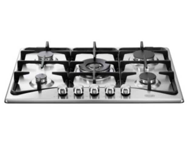 כיריים גז 5 להבות - 68 ס"מ Delonghi דלונגיNDG82X נירוסטה