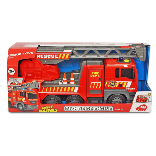 דיקי טויס - כבאית גדולה 54 ס"מ MAN אור וקול - Dickie Toys Giant Fire Engine