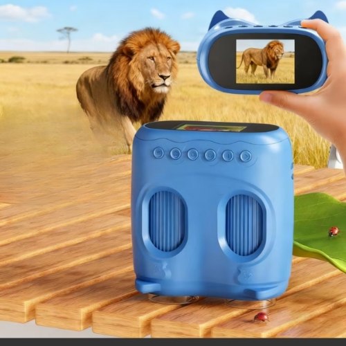 מיקרוסקופ משולב משקפת מצלמת לילדים 2 ב-1 SUNDORA – מצלמת HD לילדים