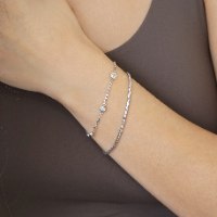 צמיד יהלומים לאישה 0.25 קראט