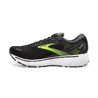 נעלי ריצה גברים 2E Ghost 14 צבע שחור ירוק | BROOKS | ברוקס