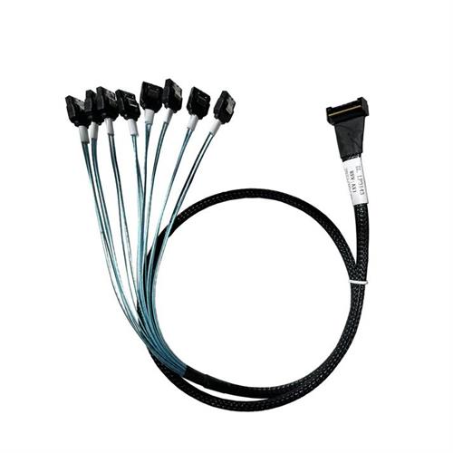 Diliving SlimSAS X8 LP TO 8*SATA SFF-8654 74P 85cm