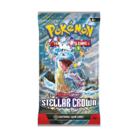 Pokemon TCG:Scarlet & Violet 7 Stellar Crown Booster Box קלפי פוקימון מקוריים בוסטר בוקס