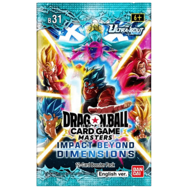 Dragon Ball Super TCG: B31 Impact Beyond Dimensions Booster Pack קלפי דרגון בול מקוריים חבילת בוסטר