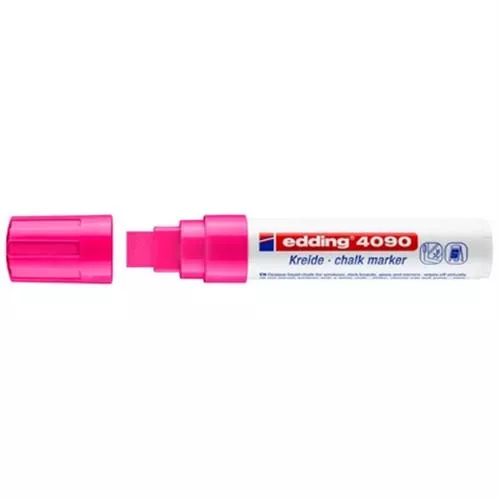 טוש גיר 4090 טיפ 4-15 מ"מ ורוד זוהר אדינג edding