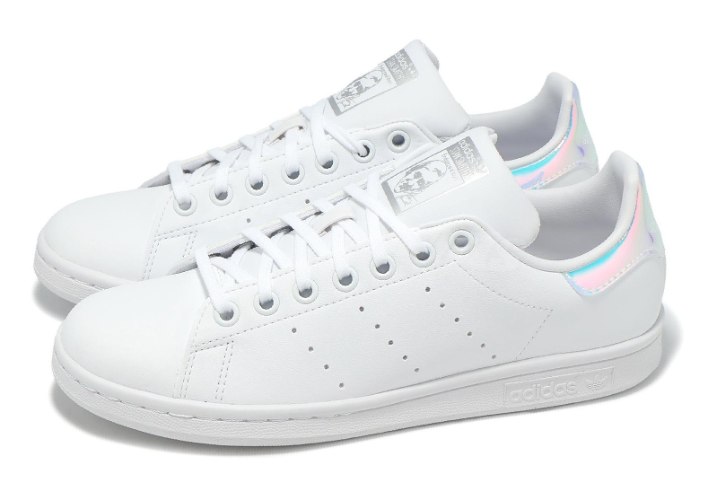 סניקרס אדידס Adidas Stan Smith לבן סגול ניאון