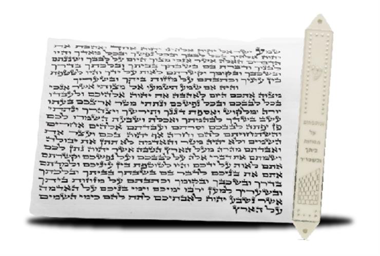Kosher mezuzah Scroll + mezuzah case for free! 10 cm
