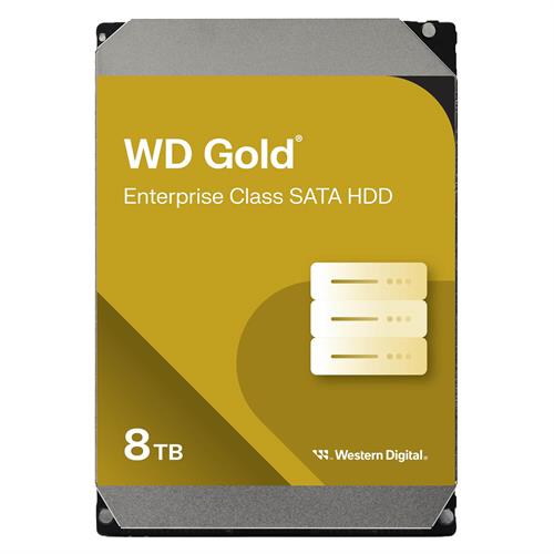דיסק קשיח 3.5 לנייח WD 8TB Gold Enterprise 256MB Cache 7200RPM