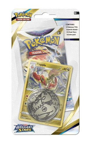 Pokemon TCG: S&S Brilliant Stars Checklane Blister קלפי פוקימון TCG מקוריים בליסטר בריליינט סטארס