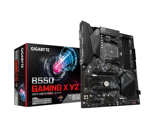 לוח אם Gigabyte B550 GAMING X V2 1.4 ATX DDR4 HDMI DVI AMD