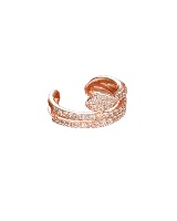 Snake Earrings Rose Gold