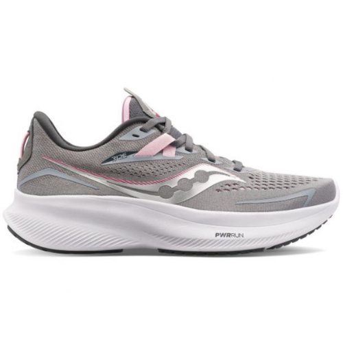 SAUCONY | סאקוני - SAUCONY RIDE 15 WIDE סאקוני רייד 15 צבע כסוף ורוד| נשים