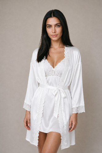 Alice slip dress צבע לבן