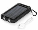 שחור - סוללת גיבוי ניידת סולארית Zeero Ultra Charge 10,000mAh