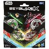 Luke Skywalker vs Darth Vader - זוג בייבלייד עם זוג משגרים 2 דגמים לבחירה 8+ Beyblade X Star Wars